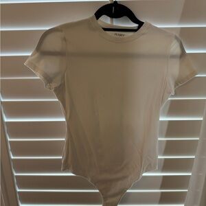 Women's white bodysuit